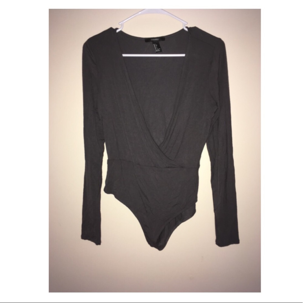 Forever 21 Long Sleeve Bodysuit